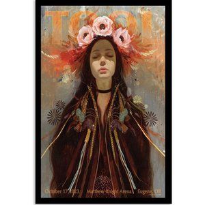 Tool Matthew Knight Arena Eugene Or Oct 17 2023 Poster